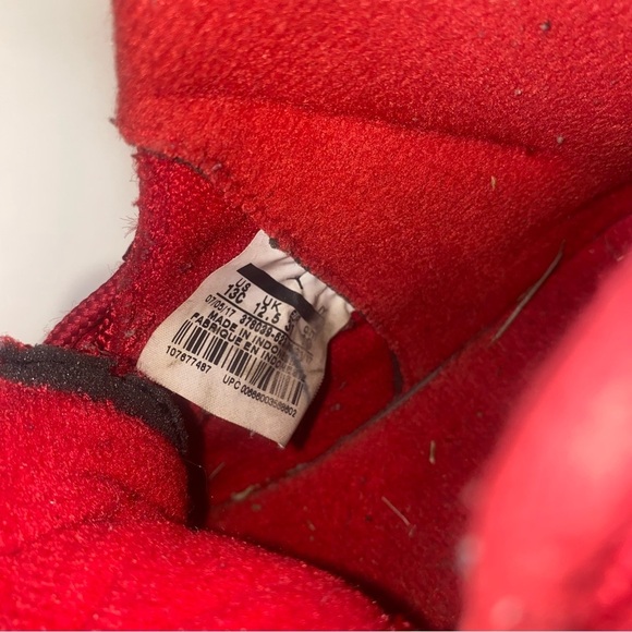 Kids Nike air Jordan retro 11 red patent leather sneakers size 13c - Picture 5 of 5